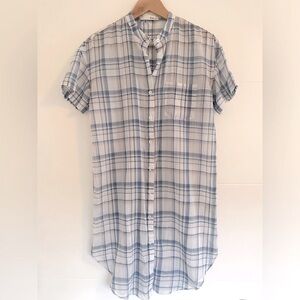 ARITZIA Wilfred Free Cotton Button Up Shirt Dress